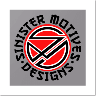 SinisterMotivesDesigns logo japan Posters and Art